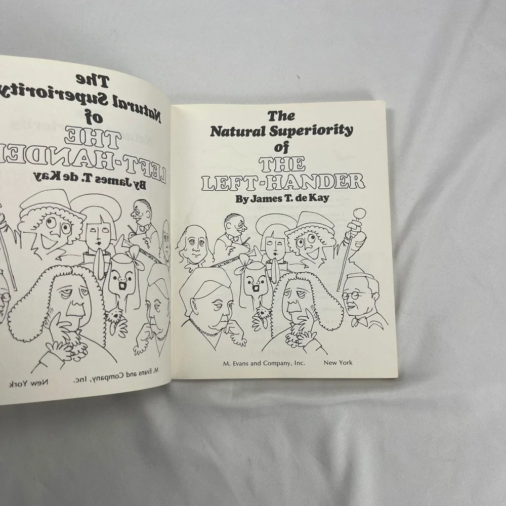 M. Evans and Company Book The Natural Superiority of the Left-Hander Green Humor